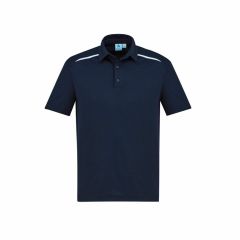 Biz Collection Mens Sonar Polo Navy_White