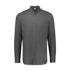 Biz Collection Mens Soul Long Sleeve Shirt_ Grey