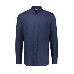 Biz Collection Mens Soul Long Sleeve Shirt_ Navy