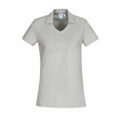 Biz Collection P011LS Ladies Byron Short Sleeve Polo_ Sand