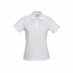 Biz Collection P300LS Ladies Bizcool Sprint Polo_ White