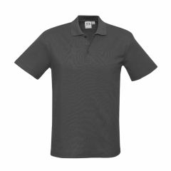 Biz Collection P400KS Kids Crew Polo_ Charcoal