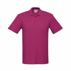 Biz Collection P400KS Kids Crew Polo_ Fuchsia