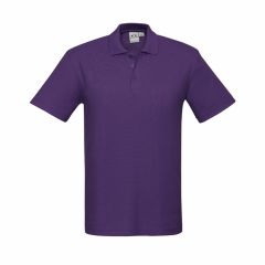 Biz Collection P400KS Kids Crew Polo_ Purple