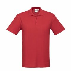 Biz Collection P400KS Kids Crew Polo_ Red