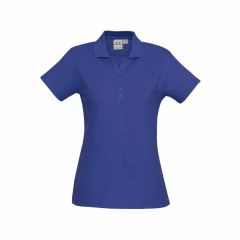 Biz Collection P400LS Ladies Crew Polo_ Royal