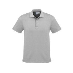 Biz Collection P501MS Mens Shadow Polo_ Silver Grey