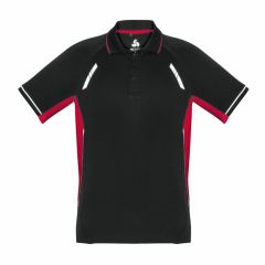 Biz Collection P700KS Kids Renegade Polo_ Black_Red_Silver