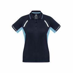 Biz Collection P700LS Ladies Renegade Polo_ Navy_Sky_Silver