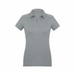 Biz Collection P706LS Ladies Profile Short Sleeve Polo_ Silver