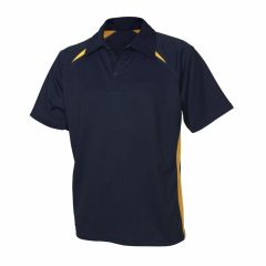 Biz Collection P7700B Kids Splice Polo 160gsm_ Navy_Gold