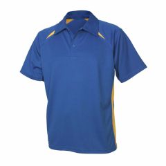 Biz Collection P7700B Kids Splice Polo 160gsm_ Royal_Gold