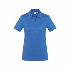 Biz Collection P815LS Ladies Short Sleeve Aero Polo_ Cyan