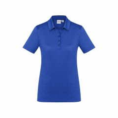 Biz Collection P815LS Ladies Short Sleeve Aero Polo_ Electric Blu