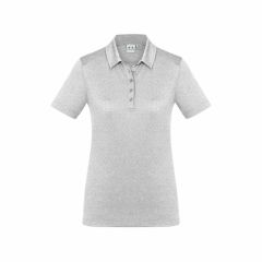 Biz Collection P815LS Ladies Short Sleeve Aero Polo_ Silver