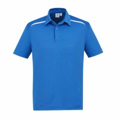 Biz Collection P901MS Mens Sonar Polo_ Royal_White