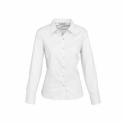 Biz Collection S118LL Ladies Luxe Premium Cotton Long Sleeve Shir