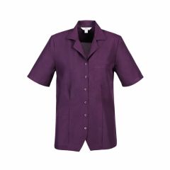 Biz Collection S265LS Ladies Oasis Plain Overblouse_ Grape