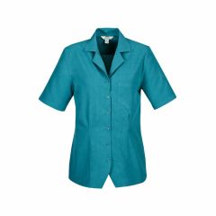 Biz Collection S265LS Ladies Oasis Plain Overblouse_ Teal