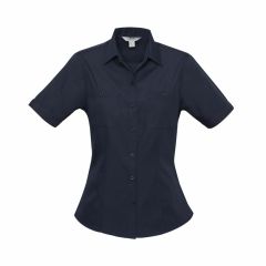 Biz Collection S306LS Ladies Bondi Short Sleeve Shirt_ Navy