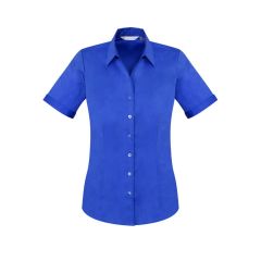 Biz Collection S770LS Ladies Monaco Short Sleeve Shirt_ Electric 