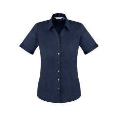 Biz Collection S770LS Ladies Monaco Short Sleeve Shirt_ Ink