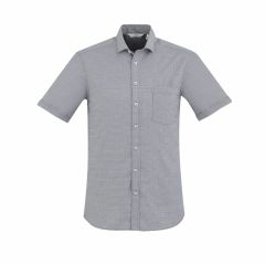 Biz Collection S910MS Mens Jagger Shirt_ Silver