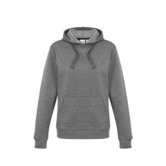 Biz Collection SW760L Ladies CREW Hoodie_ Poly_Cotton 320gsm_ Gre