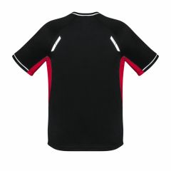 Biz Collection T701KS Kids Renegade Tee_ Black_Red_Silver