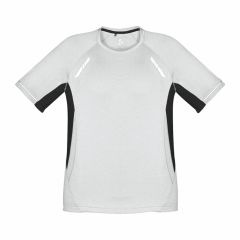 Biz Collection T701KS Kids Renegade Tee_ White_Black_Silver