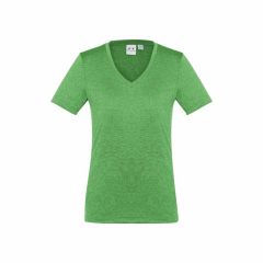 Biz Collection T800LS Ladies Aero Tee_ Lime