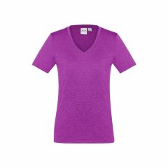 Biz Collection T800LS Ladies Aero Tee_ Magenta