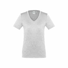 Biz Collection T800LS Ladies Aero Tee_ Silver