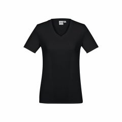 Biz Collection T800LS Ladies Aero Tee_ Solid Black