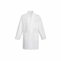 Biz Collection Unisex Classic Lab Coat White