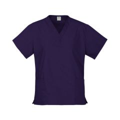 Biz Collection Womens Classic Scrub Top_ Purple