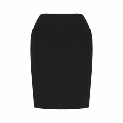 Biz Corporates 20717s Women's Bandless Pencil Skirt_ Black