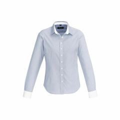 Biz Corporates Ladies 5th Avenue Shirt Patriot Blue