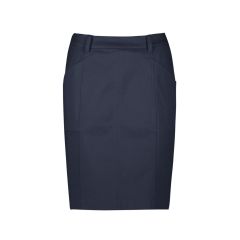 Biz Corporates RGS264L Traveller Womens Chino Skirt_ Navy