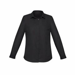 Biz Corporates RS968LL Womens Charlie Long Sleeve Shirt_ Black