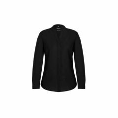 Biz Corporates Womens Juliette Plain Blouse_ L_S_ Black