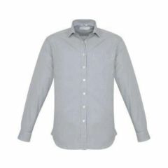 Biz Ellison Mens Shirt Silver