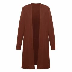 Biz Ladies Chelsea Long Line Cardigan Auburn