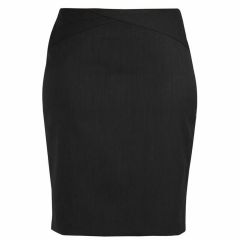 Biz Ladies Chevron Band Skirt Black