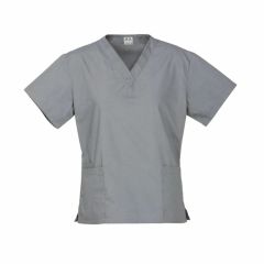 Biz Ladies Classic Scrubs Top Pewter