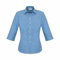 Biz Ladies Ellison 3_4 Sleeve Shirt French Blue