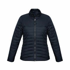 Biz Ladies Expedition Quilted Jacket Navy