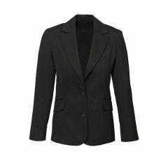 Biz Ladies Longline Jacket Charcoal