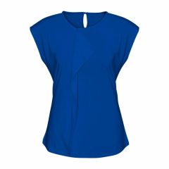 Biz Ladies Mia Pleat Knit Top Midnight Blue