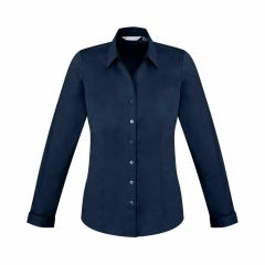 Biz Ladies Monaco Long Sleeve Shirt Ink